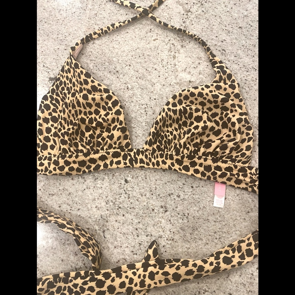 Victoria secret swim top! Cheetah print!